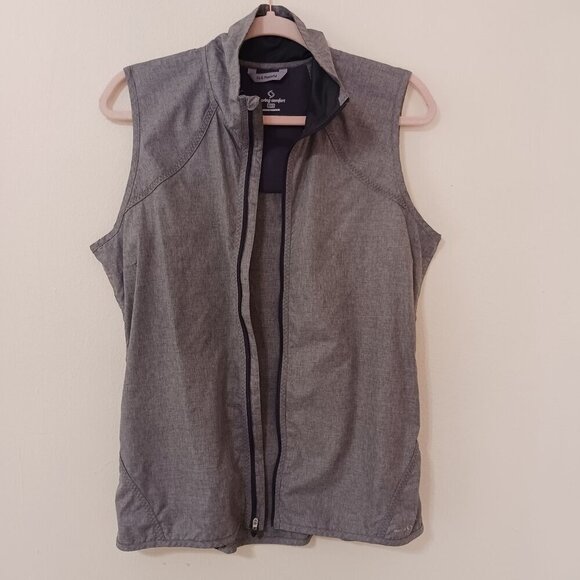 Moving Comfort Brooks Running Walking Gray Women's Vest Medium - Picture 6 of 11
